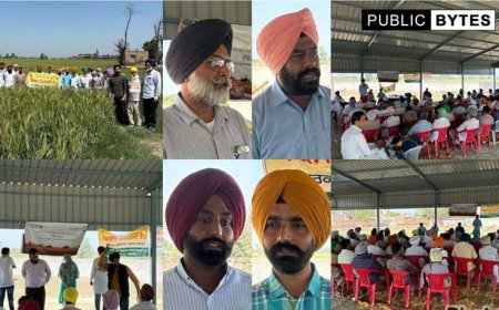 ਖੇਤੀਬਾੜੀ ਵਿਭਾਗ ਵੱਲੋਂ ਪਿੰਡ ਪੱਧਰੀ ਕਿਸਾਨ ਸਿਖਲਾਈ ਕੈਂਪ ਲਗਾਇਆ ਗਿਆ