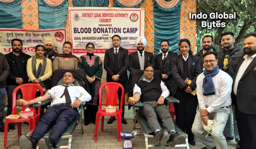 ਜੈਤੋ ਵਿਖੇ ਸਬ-ਡਵੀਜ਼ਨ ਕੋਰਟ ਕੰਪਲੈਕਸ ਵਿੱਚ ਖੂਨ-ਦਾਨ ਕੈਂਪ ਦਾ ਆਯੋਜਨ