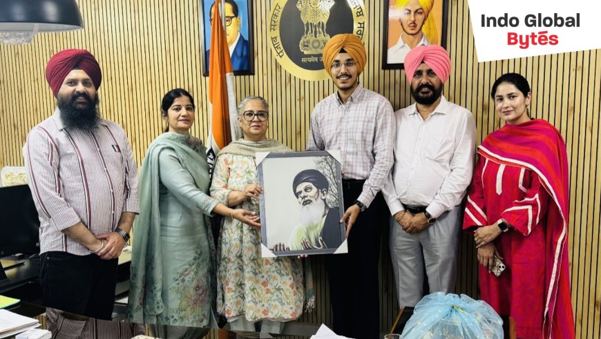 ਯੂਪੀਐਸਸੀ ਦੀ ਪ੍ਰੀਖਿਆ ਪਾਸ ਕਰਨ ਵਾਲੇ ਸੁਨਾਵਰਦੀਪ ਸਿੰਘ ਦਾ ਡੀ ਸੀ ਫਰੀਦਕੋਟ ਵੱਲੋਂ ਸਨਮਾਨ